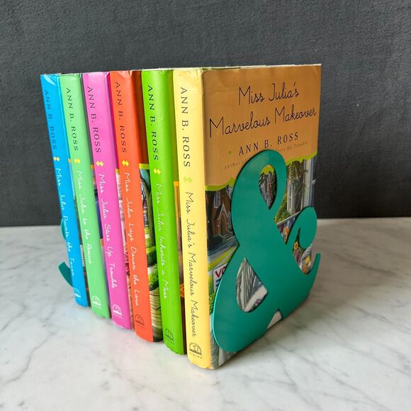 Jonathan Adler & Ampersand Bookends Seafoam Green Metal Barnes & Noble - Picture 3 of 7